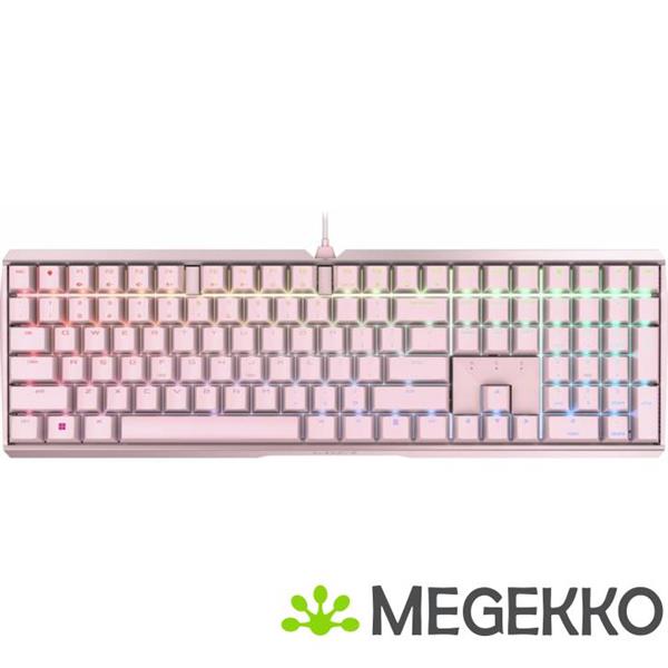 Grote foto cherry mx board 3.0s rgb mx brown rgb mechanisch roze toetsenbord computers en software toetsenborden