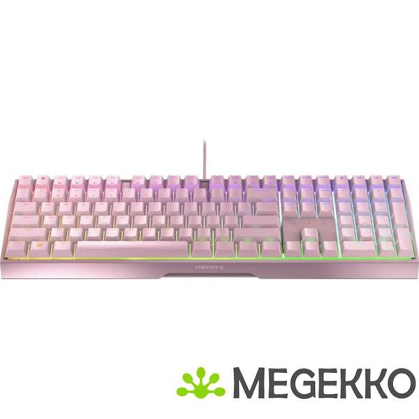 Grote foto cherry mx board 3.0s rgb mx brown rgb mechanisch roze toetsenbord computers en software toetsenborden
