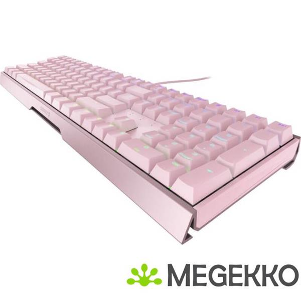 Grote foto cherry mx board 3.0s rgb mx brown rgb mechanisch roze toetsenbord computers en software toetsenborden