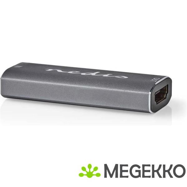 Grote foto hdmi repeater 25 m 8k 60hz 0 gbps aluminium antraciet computers en software overige computers en software