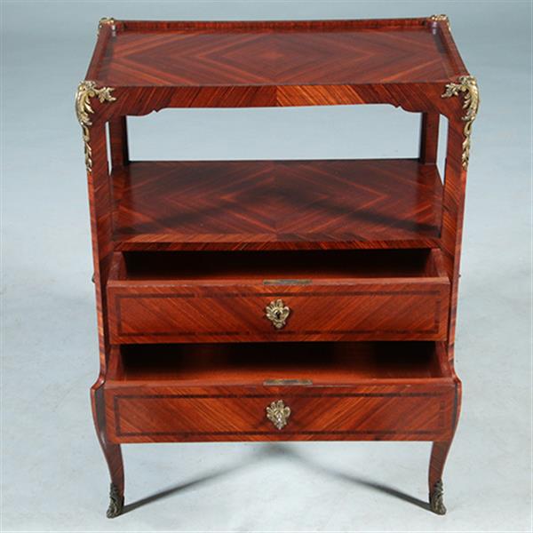 Grote foto uitzonderlijke kwaliteit etagiere of commode napoleon iii ca 1865 palissander en brons no.281445 antiek en kunst stoelen en banken