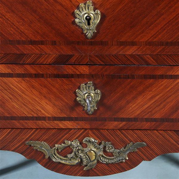 Grote foto uitzonderlijke kwaliteit etagiere of commode napoleon iii ca 1865 palissander en brons no.281445 antiek en kunst stoelen en banken