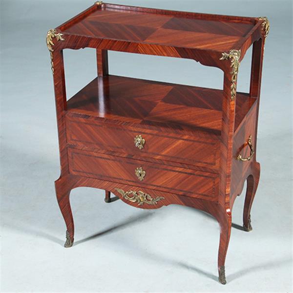 Grote foto uitzonderlijke kwaliteit etagiere of commode napoleon iii ca 1865 palissander en brons no.281445 antiek en kunst stoelen en banken