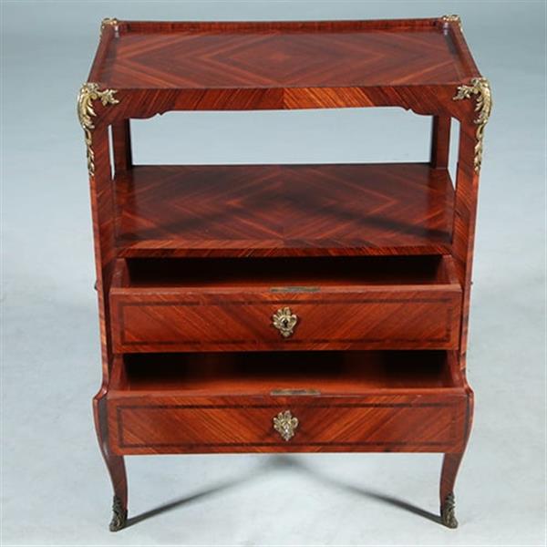 Grote foto uitzonderlijke kwaliteit etagiere of commode napoleon iii ca 1865 palissander en brons no.281445 antiek en kunst stoelen en banken