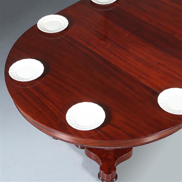 Grote foto ronde biedermeier coulissentafel tot 12 max 14 personen verlengbaar no.281440 antiek en kunst stoelen en banken