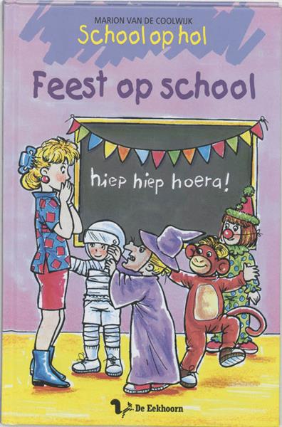 Grote foto feest op school school op hol boeken jeugd 13 jaar en ouder