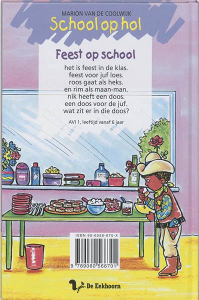 Grote foto feest op school school op hol boeken jeugd 13 jaar en ouder