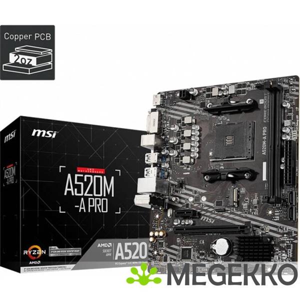 Grote foto msi a520m a pro computers en software moederborden