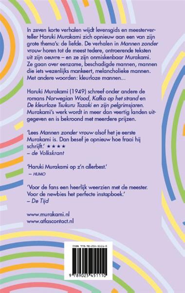 Grote foto mannen zonder vrouw boeken literatuur