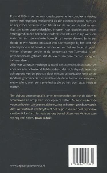Grote foto alles wat vaststaat verdampt boeken overige boeken