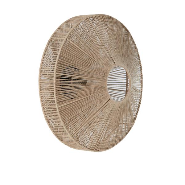Grote foto wandlamp 43x43 cm lyra naturel mat zwart huis en inrichting eettafels