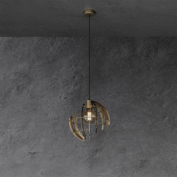 Grote foto terra hanglamp rond 35 cm huis en inrichting eettafels