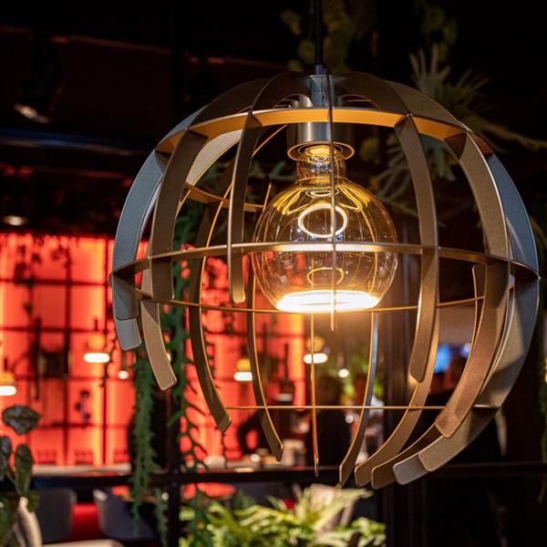 Grote foto terra hanglamp rond 35 cm huis en inrichting eettafels