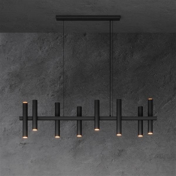 Grote foto stelvio hanglamp 140cm 8 buizen 10 lichts huis en inrichting eettafels