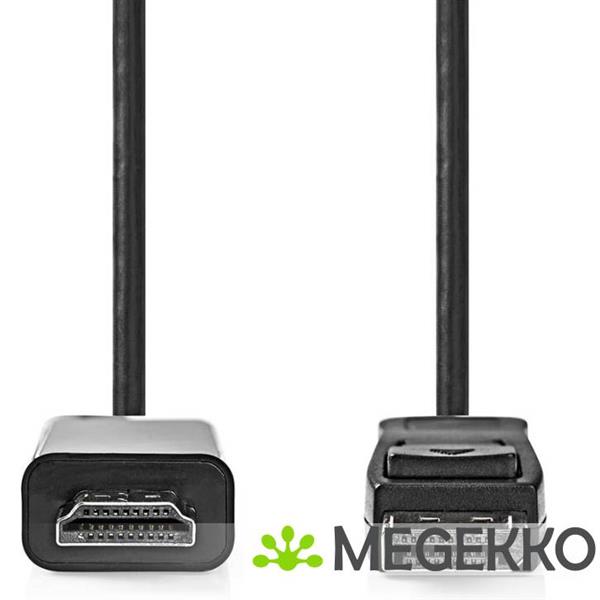 Grote foto displayport kabel displayport male hdmi connector 1080p vernikkeld 2 m computers en software overige computers en software
