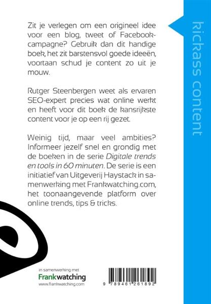 Grote foto kickass content in 60 minuten digitale trends en tools in 60 minuten 21 boeken overige boeken