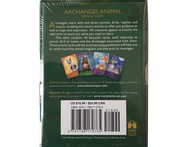 Grote foto archangel animal oracle cards diana cooper engelstalig boeken overige boeken