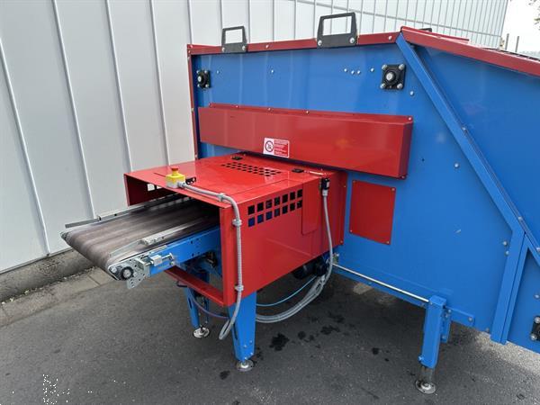 Grote foto urbinati rp1 sjabloonvuller voor het vullen van potten met waterstation en 2 rollenbanen agrarisch tuinbouw
