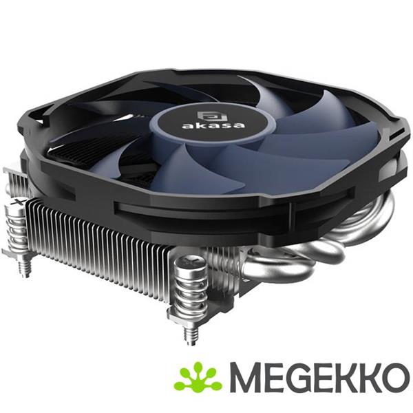 Grote foto akasa alucia h4a processor luchtkoeler 9 2 cm zwart 1 stuk s computers en software overige computers en software