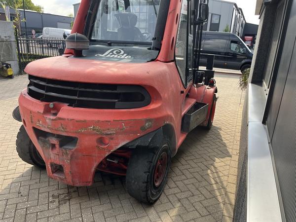 Grote foto heftruck linde h80d 900 03 duplo sideshift vorkversteller deutz diesel agrarisch heftrucks