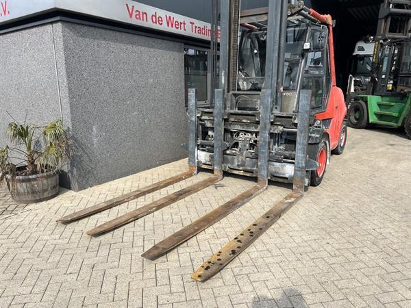 Grote foto heftruck linde h80d 900 03 duplo sideshift vorkversteller deutz diesel agrarisch heftrucks