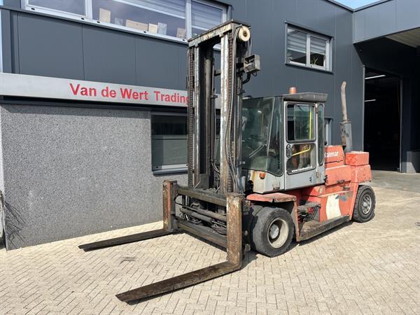 Grote foto heftruck forklift kalmar dcd80 900 forklift vorkverstelling perkins diesel agrarisch heftrucks