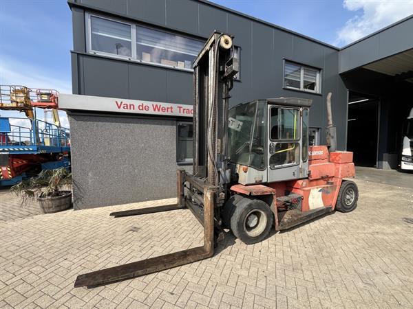 Grote foto heftruck forklift kalmar dcd80 900 forklift vorkverstelling perkins diesel agrarisch heftrucks