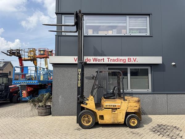 Grote foto hyster h2.50 xl duplo 370 sideshift isuzu diesel agrarisch heftrucks