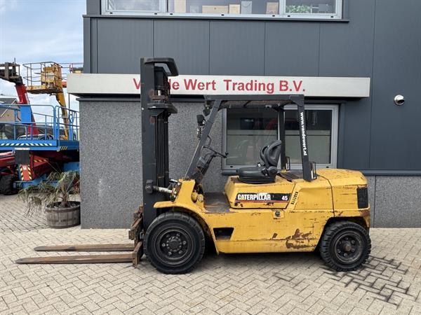 Grote foto caterpillar dp45 duplo 370 3e functie mitsubishi diesel agrarisch heftrucks