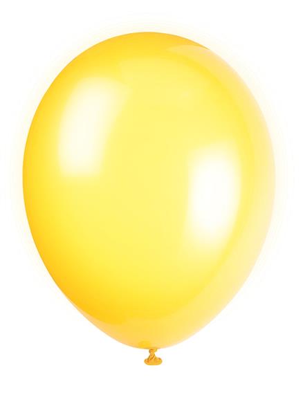 Grote foto 12 premium latex balloons 10ct lemon yellow verzamelen overige verzamelingen