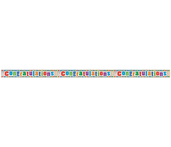 Grote foto congratulations prism banner 12 ft verzamelen overige verzamelingen