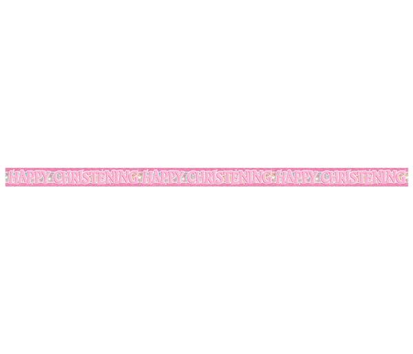 Grote foto pink christening prism banner 12 ft verzamelen overige verzamelingen