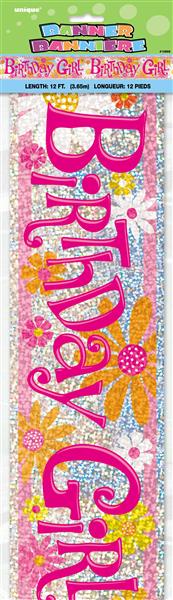 Grote foto birthday girl prism banner 12 ft verzamelen overige verzamelingen