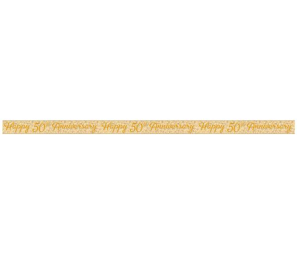 Grote foto 50th gold anniversary prism banner 12 ft verzamelen overige verzamelingen