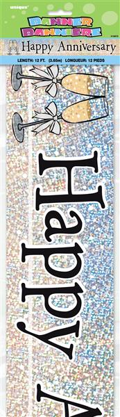 Grote foto happy anniversary prism banner 12 ft verzamelen overige verzamelingen