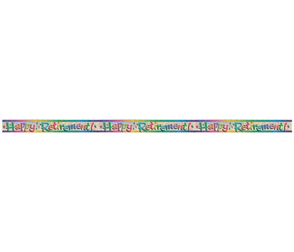 Grote foto happy retirement prism banner 12 ft verzamelen overige verzamelingen