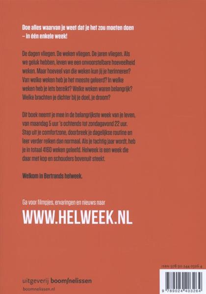 Grote foto helweek boeken hobby en vrije tijd