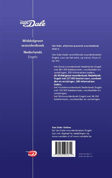 Grote foto van dale middelgroot woordenboek nederlands engels van dale middelgroot woordenboek boeken woordenboeken