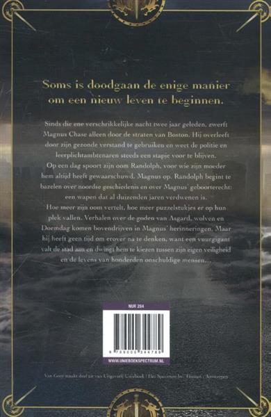 Grote foto het verdoemde zwaard magnus chase en de goden van asgard 1 boeken jeugd 13 jaar en ouder