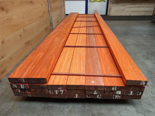 Grote foto 45x145mm padoek 395cm doe het zelf en verbouw hout en planken