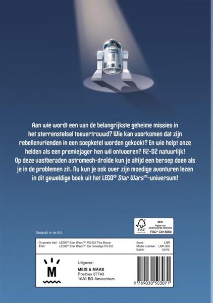 Grote foto de moedige r2 d2 lego star wars boeken jeugd 13 jaar en ouder