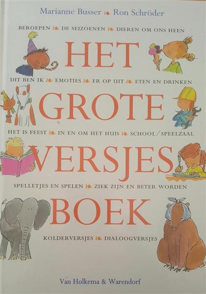 Grote foto het grote versjesboek boeken jeugd 13 jaar en ouder