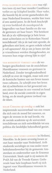 Grote foto couscous op zondag boeken literatuur
