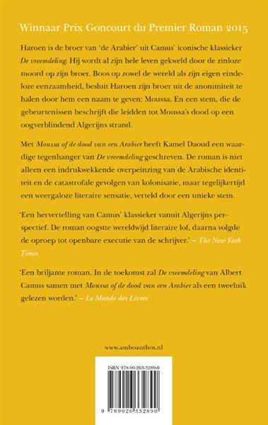 Grote foto moussa of de dood van een arabier boeken overige boeken