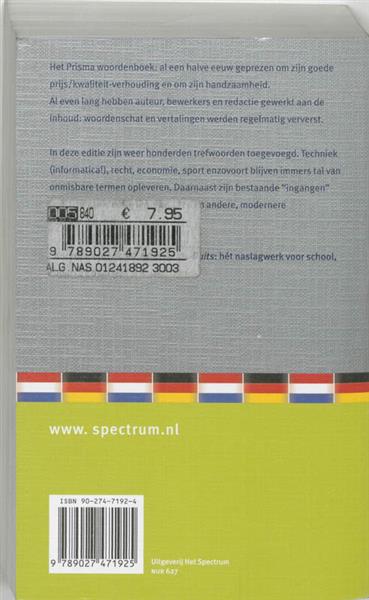 Grote foto prisma woordenboek nederlands duits boeken woordenboeken