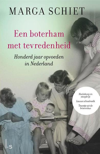 Grote foto een boterham met tevredenheid boeken politiek en maatschappij
