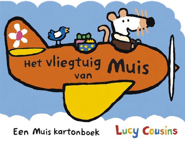 Grote foto het vliegtuig van muis een muis kartonboek boeken jeugd 13 jaar en ouder