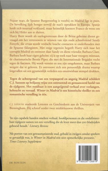 Grote foto winter in madrid boeken thrillers