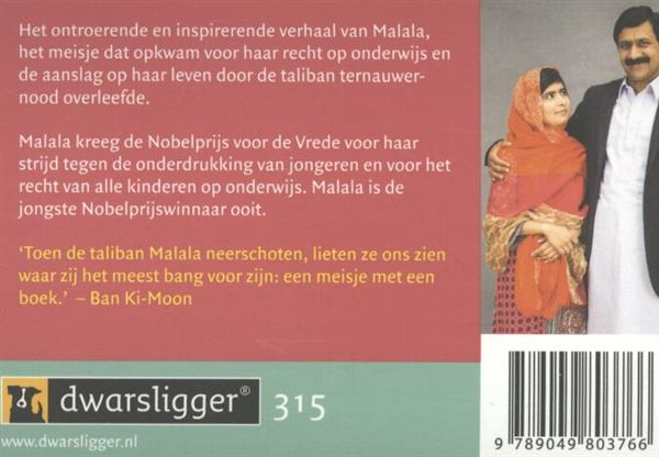 Grote foto ik ben malala dwarsligger 315 boeken hobby en vrije tijd