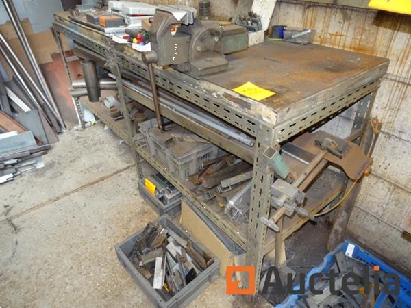 Grote foto werkbank bankschroef tafel doe het zelf en verbouw onderdelen en accessoires